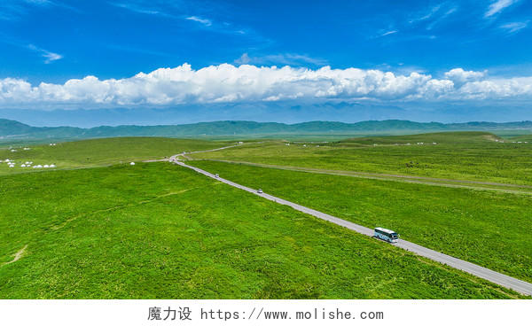 新疆绿色草原风光